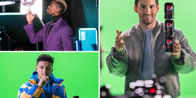 Messi xuất hiện cực ấn tượng bên cạnh Pogba, Sancho và Van de Sanden