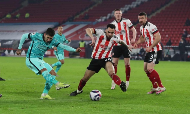 Ảnh bài viết 5 điểm nhấn Sheffield 0-2 Liverpool: Ramsdale "hóa tường", Firmino tinh quái 