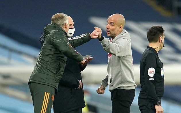 Ảnh bài viết Guardiola lên tiếng về sự cố với Solskjaer