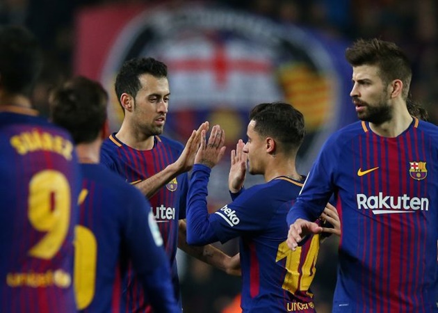 Thay Coutinho và Busquets, Barca sẵn sàng thâu tóm 2 'gã thất sủng'
