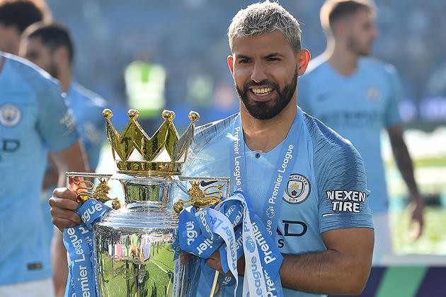 Sergio Aguero và tượng đài ở sân Etihad