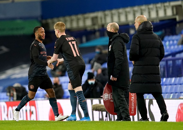 9 con số đặc biệt trận Everton 0-2 Man City: De Bruyne chỉ cần 10 phút