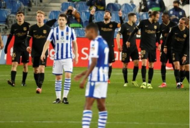 Bộ tam biến ảo, Barcelona 'đánh tennis' trước Real Sociedad