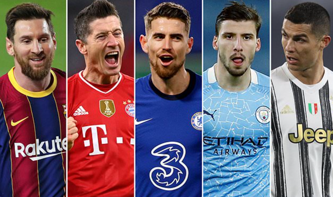 Top 10 ngôi sao đỉnh nhất châu Âu năm 2021: Messi số 1, Ronaldo tụt dốc