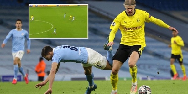 Khoảnh khắc Haaland "thổi bay" Ruben Dias khiến Premier League rùng mình khiếp sợ