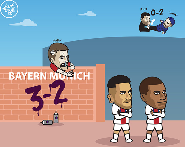 Cười té khói với loạt ảnh chế tứ kết Champions League 