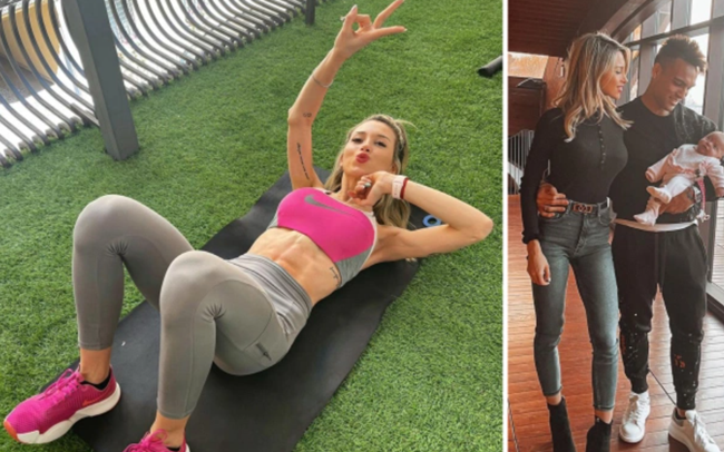 Bạn gái sao Inter khoe thân hình sexy, khiến cánh mày râu ganh tị