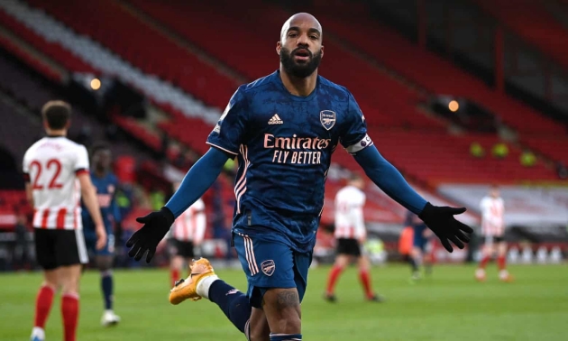Lacazette đại náo Bramall Lane, Arsenal nhấn chìm Sheffield United