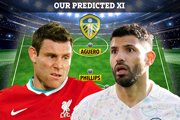 Có Aguero và Milner, đội hình của Leeds sẽ khủng đến mức nào?