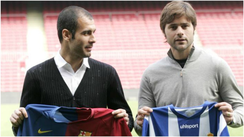 Ảnh bài viết 27 năm làm địch thủ, Pochettino lần đầu đứng ngang hàng Pep Guardiola