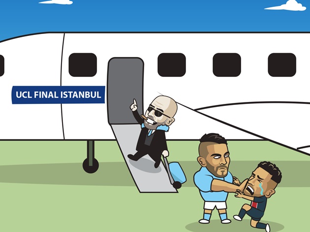 Ảnh bài viết Cười té khói với loạt ảnh chế Man City thắng PSG