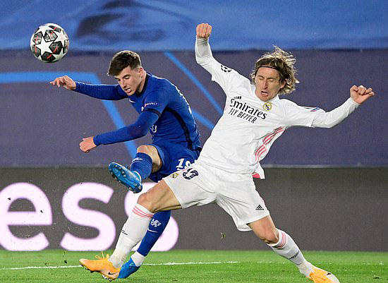 Ảnh bài viết Hé lộ đoạn hội thoại của Luka Modric và Mason Mount sau trận đấu
