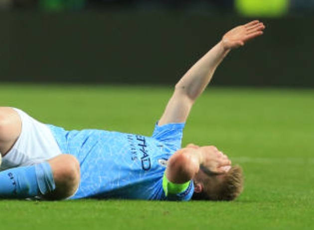 Ảnh bài viết De Bruyne gãy xương mũi và mắt, Rudiger nói lời thật lòng