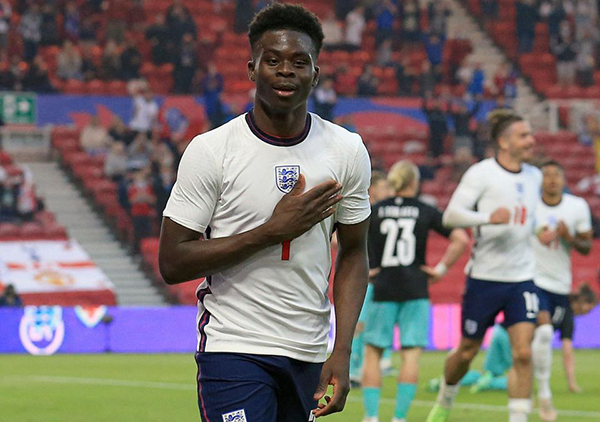 Ảnh bài viết Ghi bàn giúp ĐT Anh hạ ĐT Áo, Bukayo Saka nói ngay 1 câu