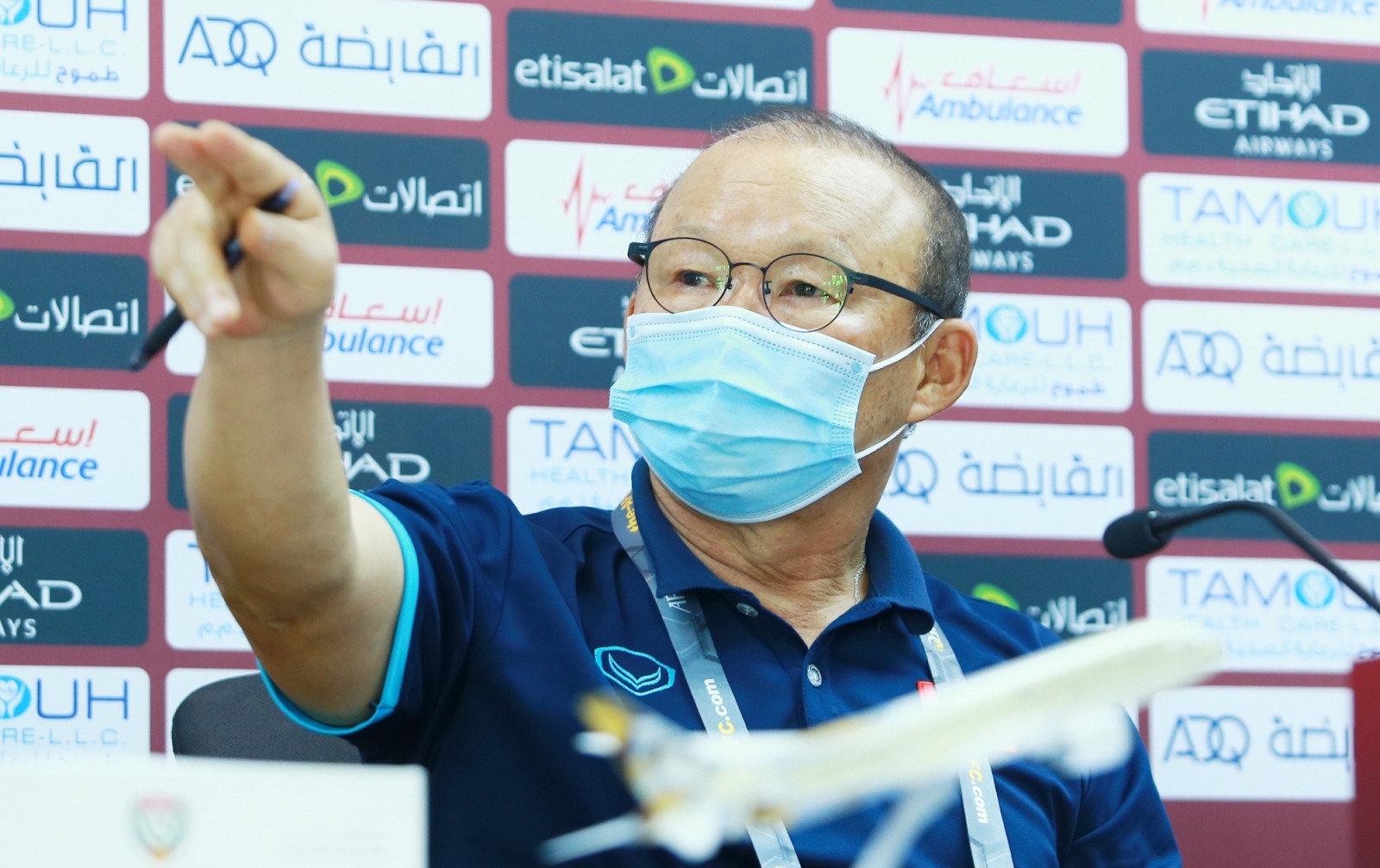 Ảnh bài viết Thầy Park từ chối yêu cầu của BTC, nổi nóng với phóng viên UAE 