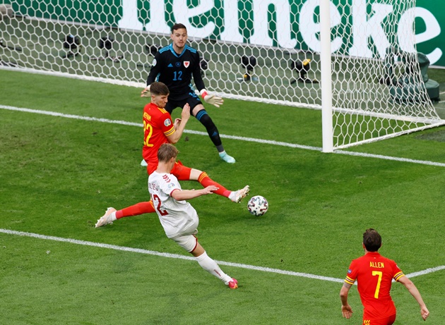 Ảnh bài viết TRỰC TIẾP Wales 0-4 Đan Mạch (KT): Dấu chấm hết cho Wales