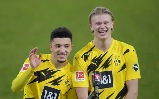 Haaland phản ứng về việc Sancho rời Dortmund, đến Man Utd