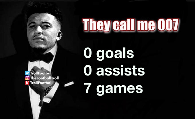 Ảnh bài viết Bật cười với loạt ảnh chế Sancho tịt ngòi ở M.U