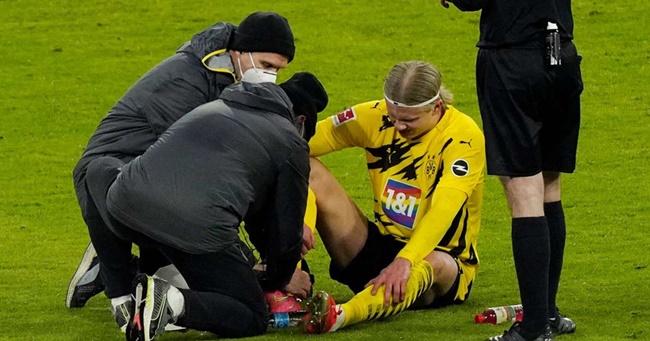 Dortmund tiếp tục mất Erling Haaland
