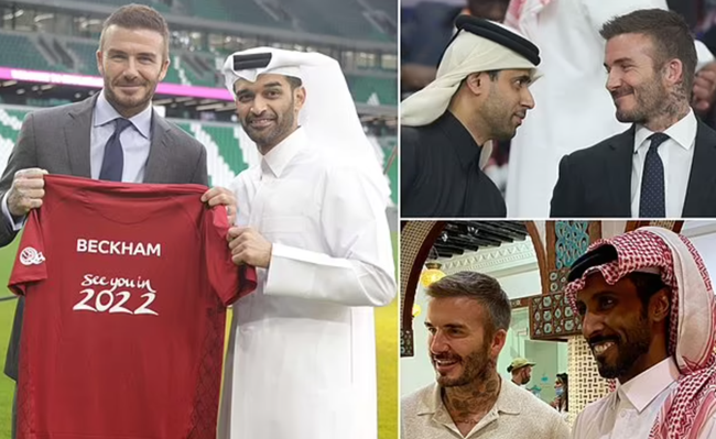 David Beckham hái ra tiền với Qatar