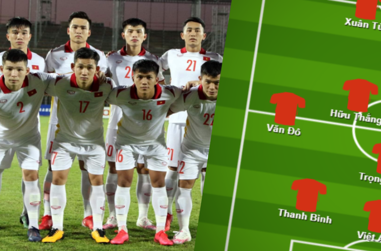 Đội hình U23 Việt Nam đấu Đài Bắc Trung Hoa: Văn Toản bắt chính, Hai Long dự bị?