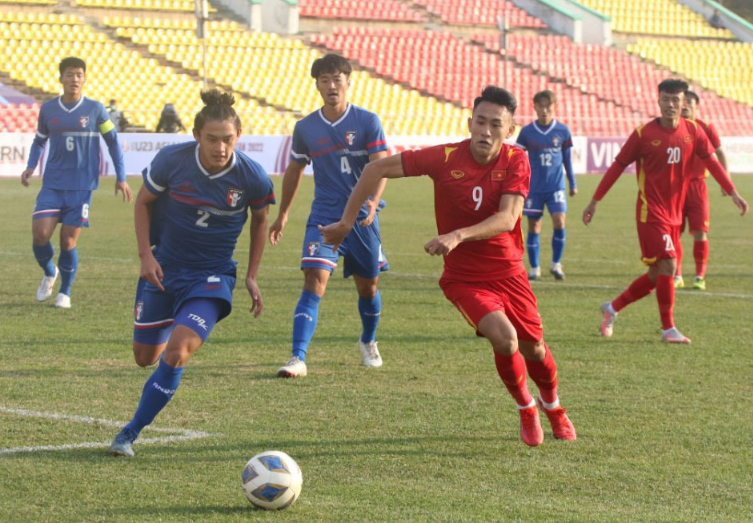 U23 Việt Nam thắng nhọc nhằn Đài Bắc Trung Hoa ở trận mở màn VL châu Á