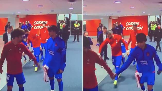 Griezmann nhầm tưởng Felix là linh vật trong trận thắng của Atletico
