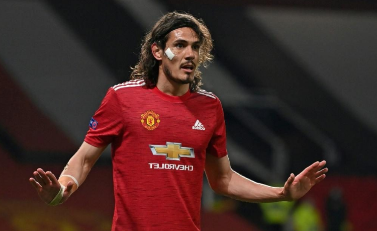 Cavani háo hức ghi bàn ở trận derby Manchester