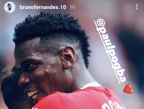 Ảnh bài viết Bruno Fernandes gửi thông điệp đến Paul Pogba
