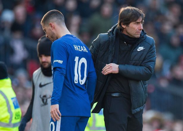 Tại sao Conte không muốn tái ngộ Eden Hazard tại Tottenham?