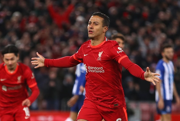 Ảnh bài viết Klopp mô tả siêu phẩm của Thiago