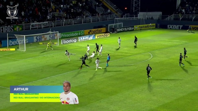 Top 3 bàn thắng Brasileiro Serie A tuần 38