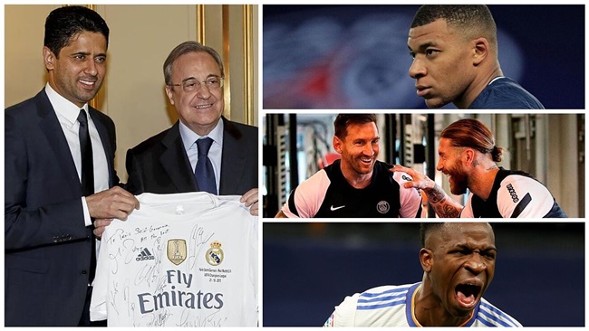 Ảnh bài viết Hâm nóng đại chiến, PSG gây tranh cãi vì chế giễu Real