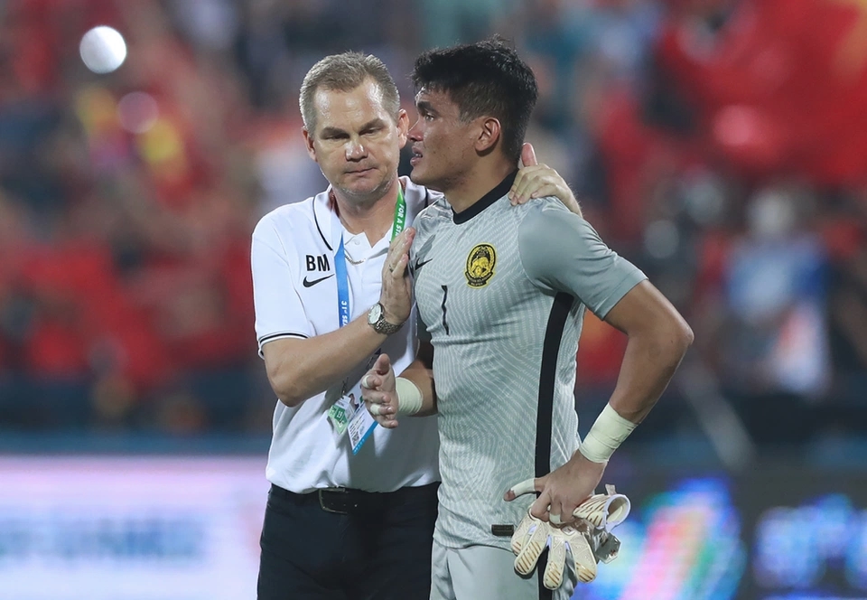 U23 Malaysia bật khóc sau thất bại trước Việt Nam