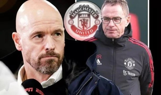 SỐC! Ten Hag 'đuổi' Rangnick khỏi Old Trafford