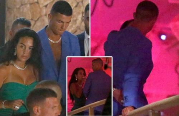 Ảnh bài viết Ronaldo nhìn mê mệt bạn gái, tay trong tay không rời