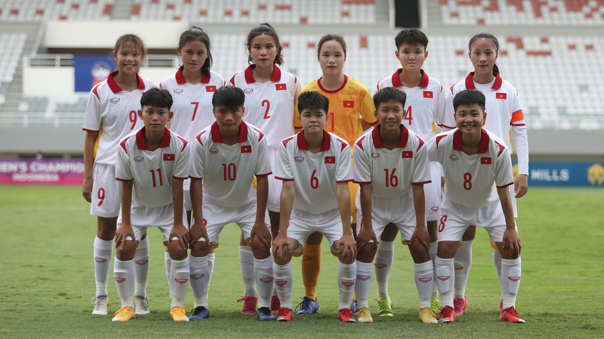 U18 nữ Việt Nam thắng 9-0 ở giải Đông Nam Á 2022