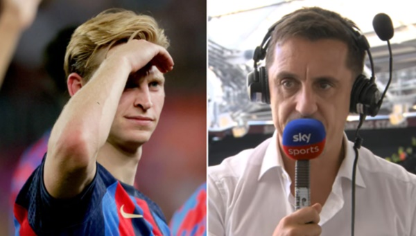 Ảnh bài viết Gary Neville: De Jong là chưa đủ cho M.U