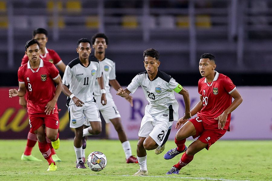 U20 Indonesia xếp sau Việt Nam dù thắng Timor Leste 4-0