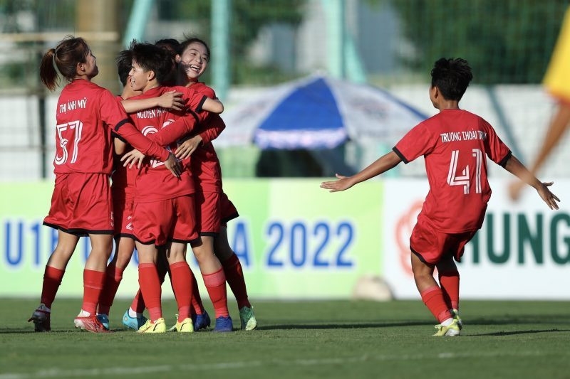 Giải nữ U16 Quốc gia 2022: Hà Nội thắng thuyết phục