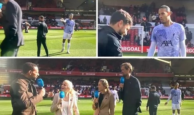 Van Dijk tức giận với Ferdinand và Crouch