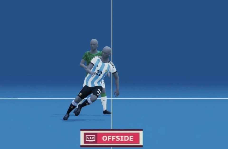 Lý do FIFA mất 10 phút để chiếu lại tình huống việt vị ở World Cup