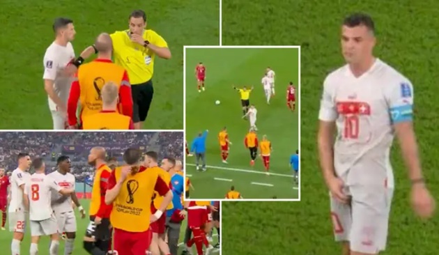  Hành động tục tĩu, Xhaka chọc giận toàn bộ thành viên Serbia