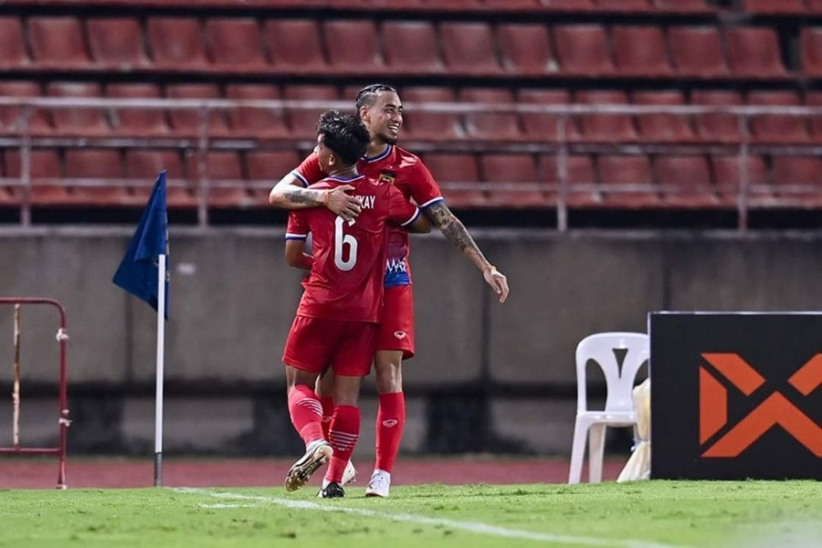 Lào thắng U23 Thái Lan trước trận gặp tuyển Việt Nam