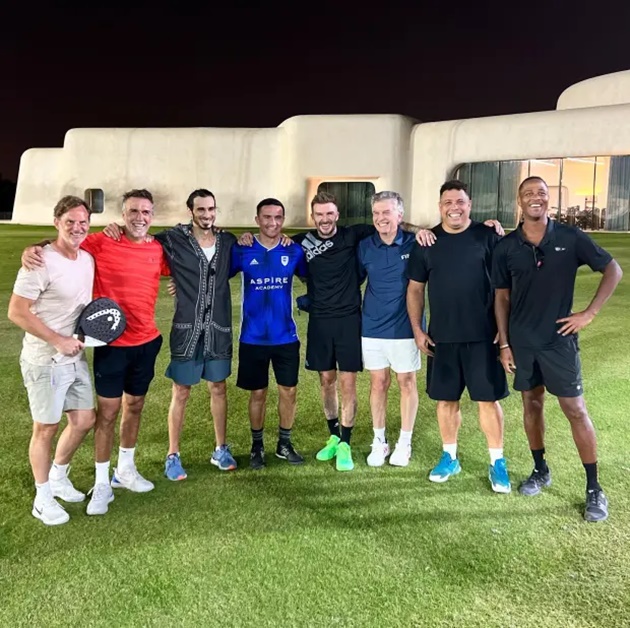 Beckham, Ro béo và dàn huyền thoại tụ họp tại Qatar