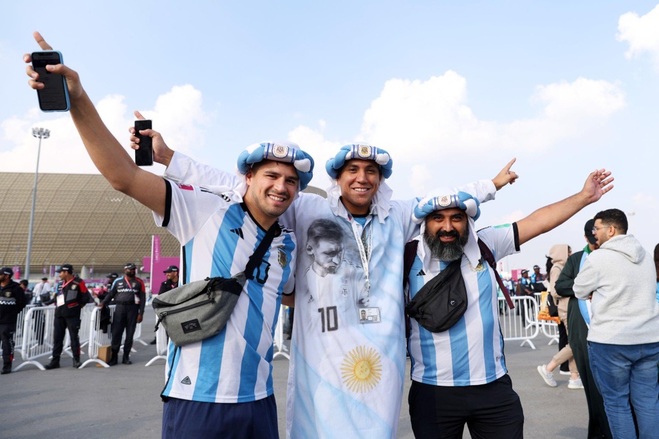 CĐV Argentina hâm nóng không khí chung kết World Cup 2022