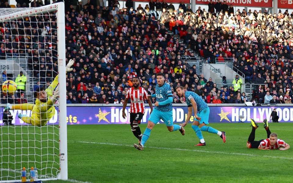 Ảnh bài viết Ghi 2 bàn trong 6 phút, Tottenham thoát thua trước Brentford