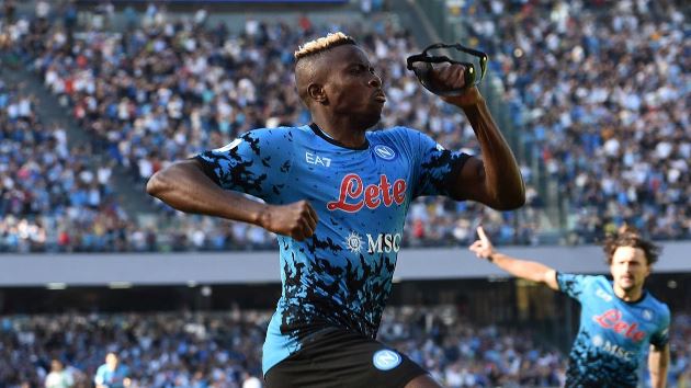 Victor Osimhen đắt giá thứ 4 ở Serie A