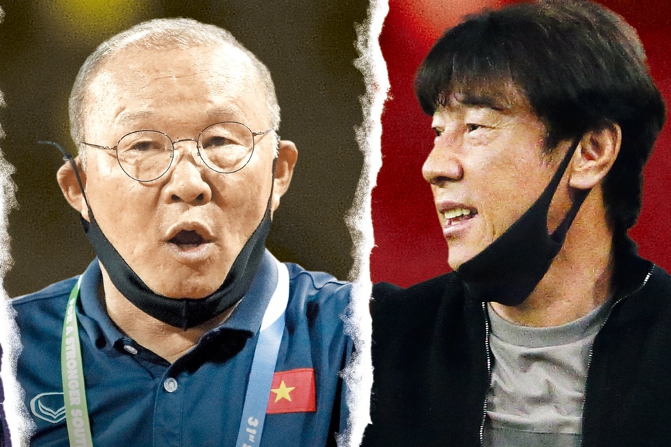 Báo Hàn nói về màn tâm lý chiến của HLV Park và Shin Tae-yong