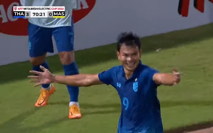TRỰC TIẾP Thái Lan 3-0 Malaysia (KT): Kraisorn ghi bàn
